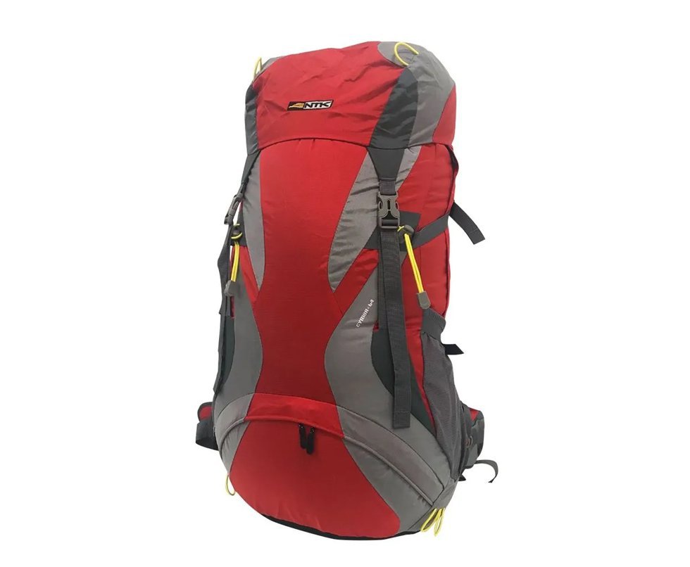 Mochila Cargueira Cymba 64l Gt Vermelho E Cinza - Nautika