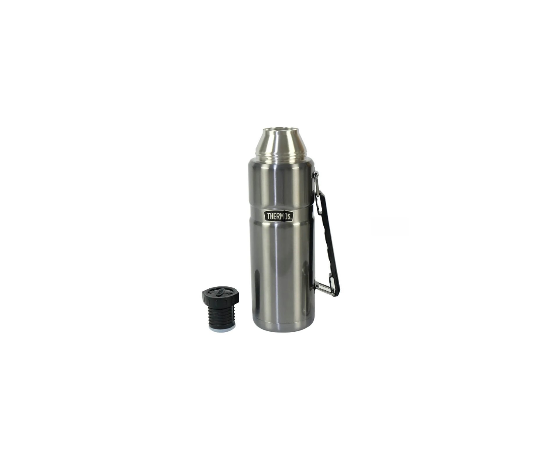 Garrafa Térmica Thermos Pampas Grafite Com Alça 1,2l