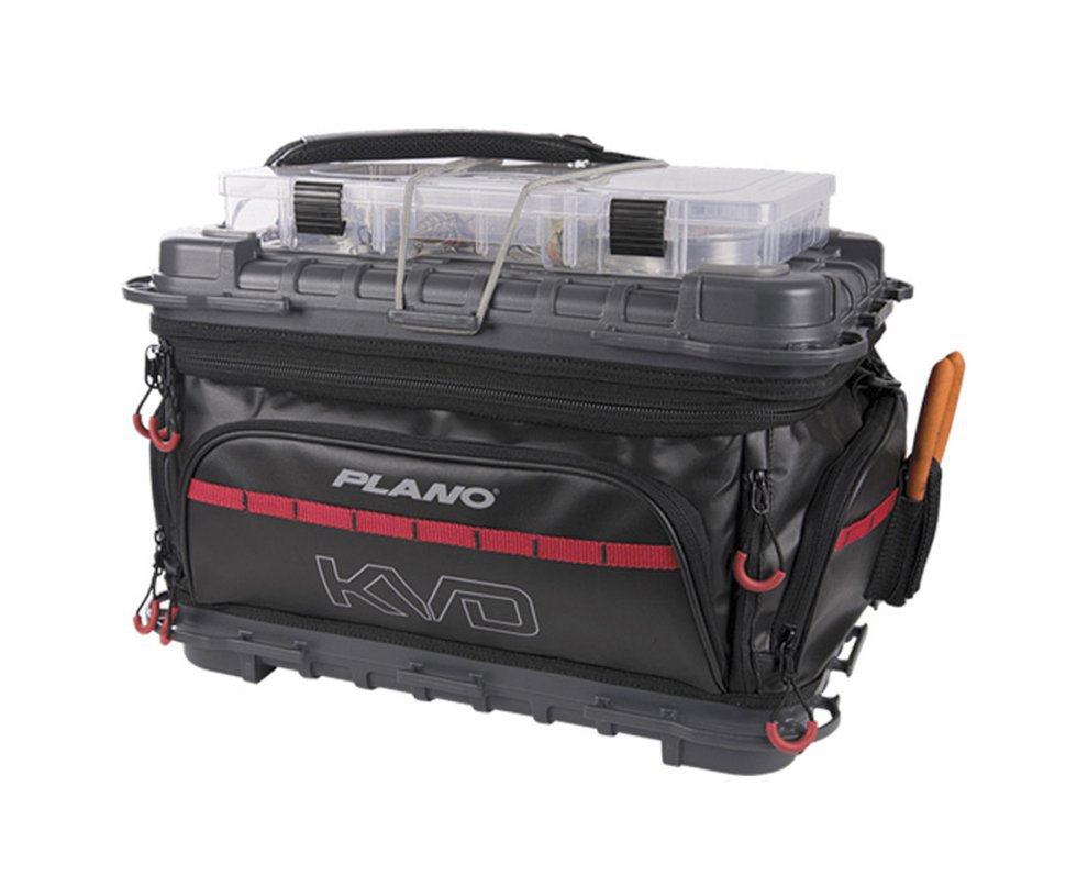 Bolsa Caixa De Pesca Plano 36700 Impermeável Com 5 Estojos