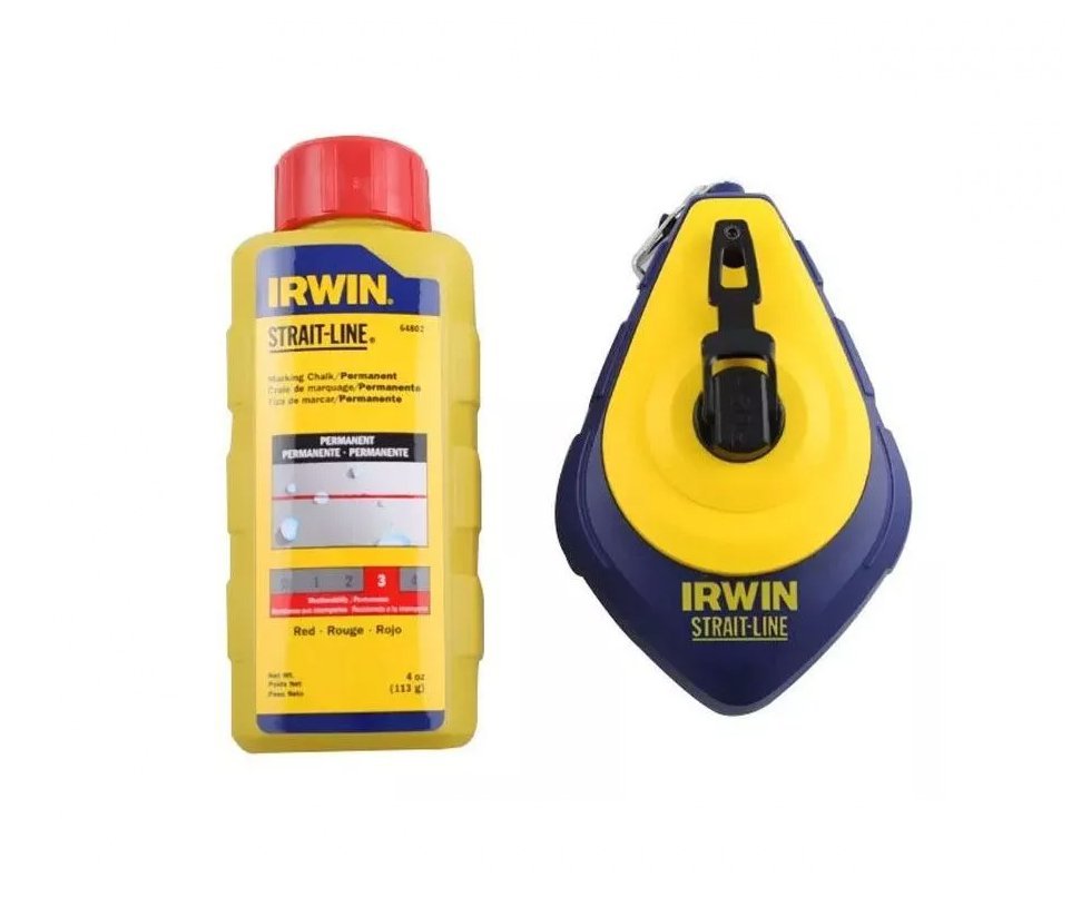 Linha Marcação Strait-line 30 Metros Giz Irwin
