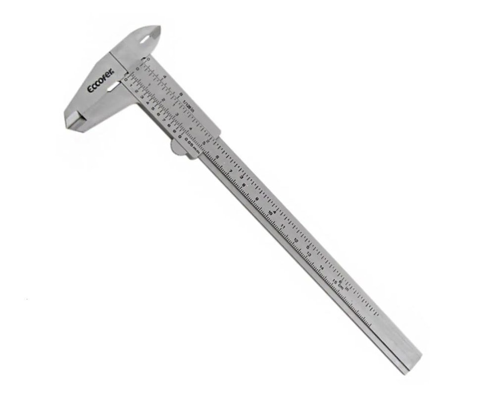 Paquímetro Aço Inox 6" - 150mm - Eccofer