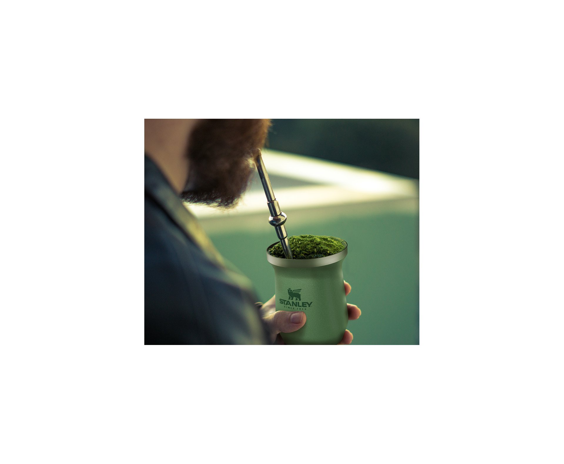 Cuia Térmica Stanley Para Chimarrão E Tererê Verde 236ml