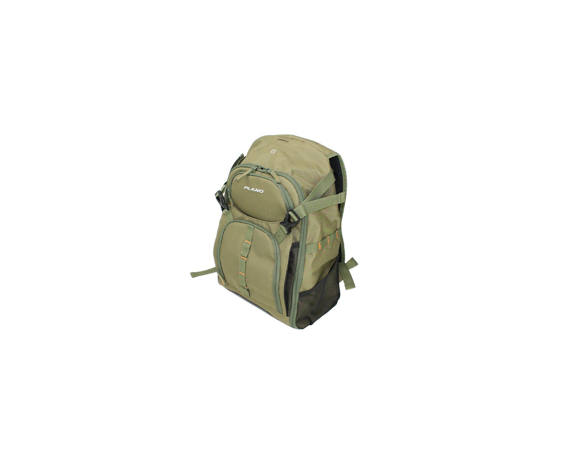 Mochila Pesca Nylon Backpacks Com 3 Estojos Verde Oliva - Plano