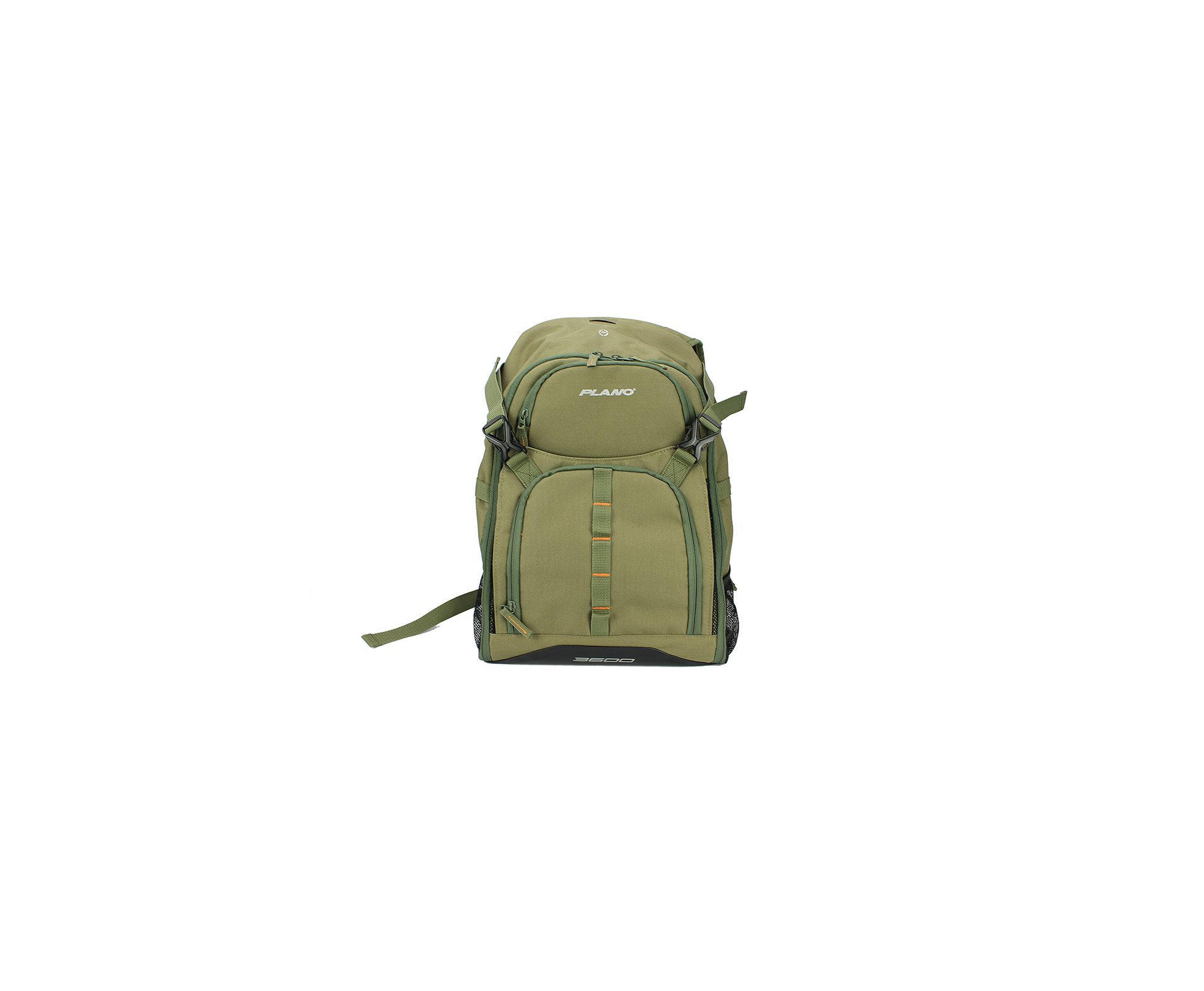Mochila Pesca Nylon Backpacks Com 3 Estojos Verde Oliva - Plano