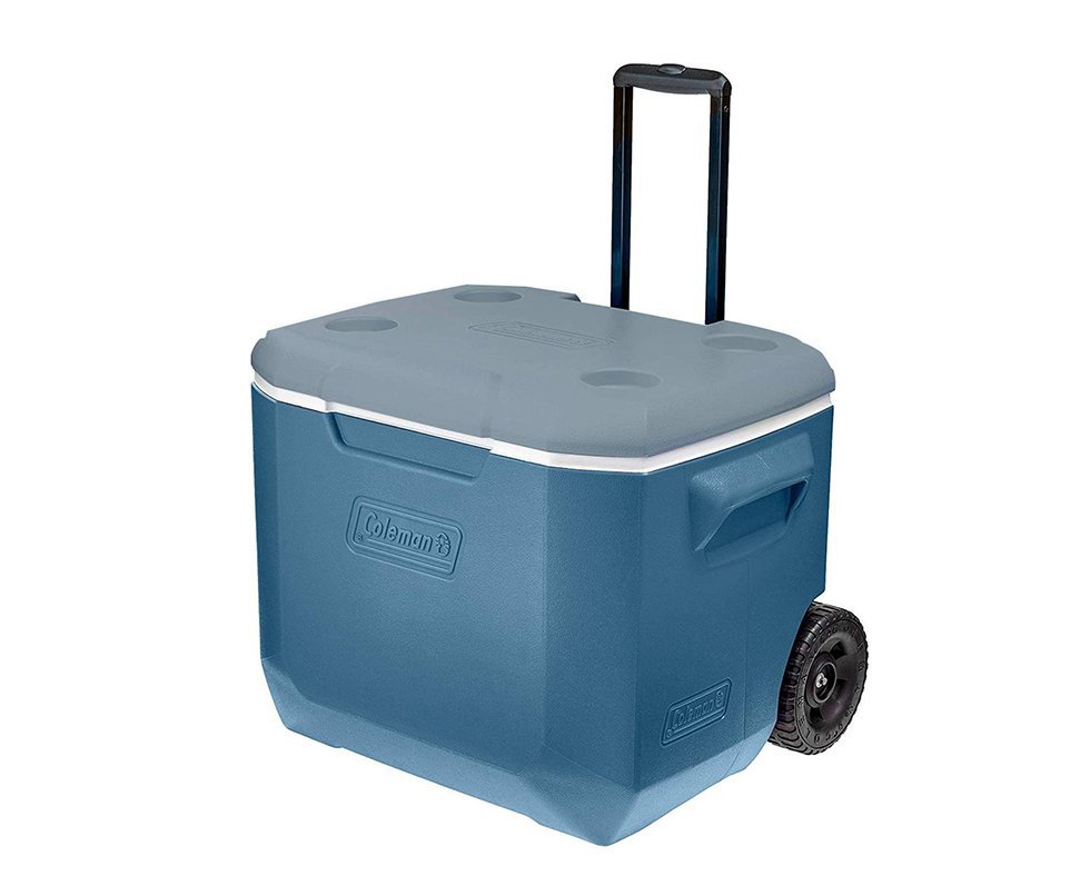 Caixa Térmica Coleman Xtreme 5 47,3 Litros Com Alça E Rodas - Azul