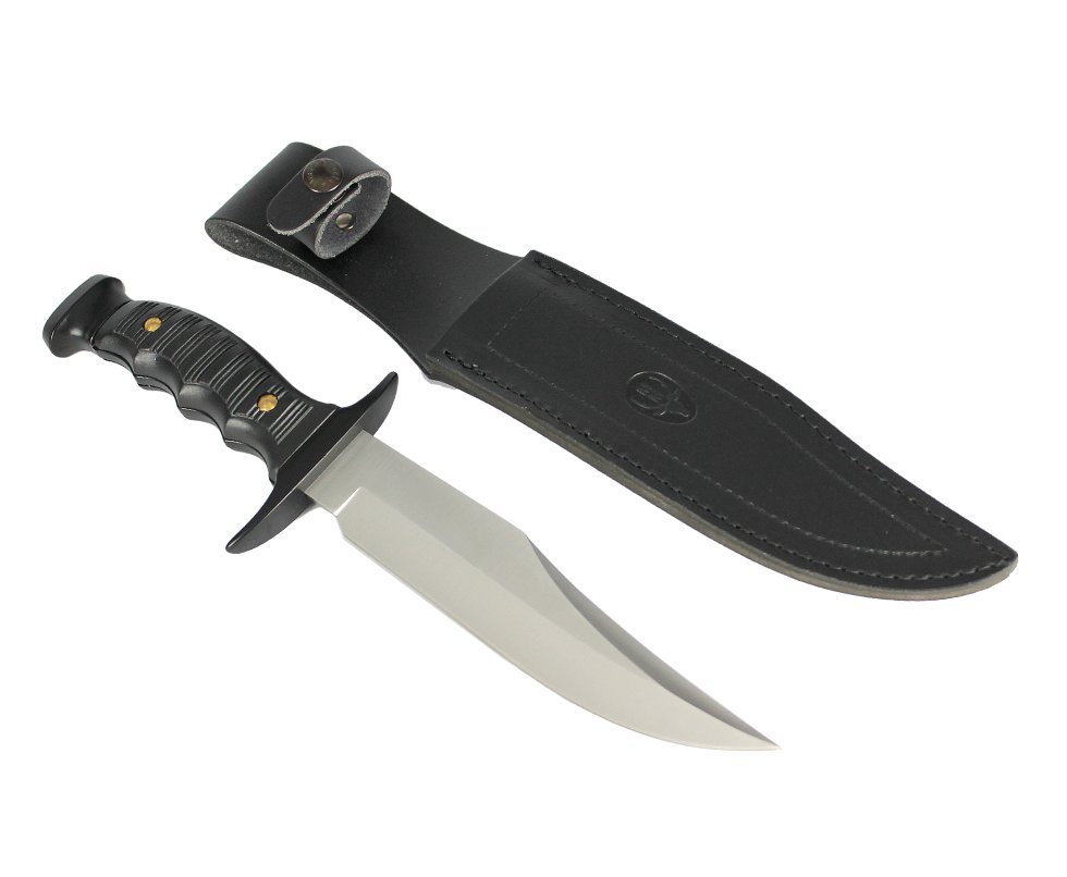 Faca Esportiva Muela 7181 + Bainha De Couro- Espanhola