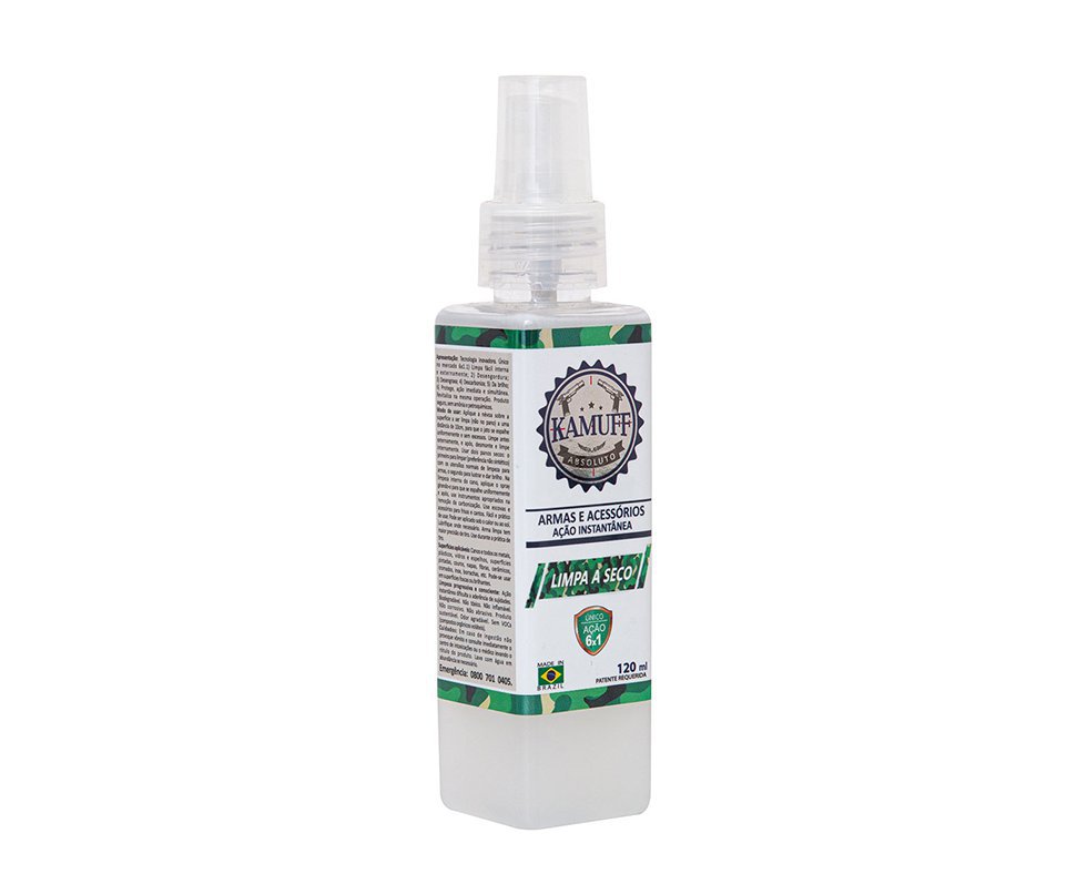 Kamuff Absoluto Limpador Universal Limpa A Seco Atóxico 120ml