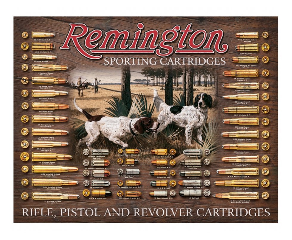 Placa Metálica Decorativa Remington Sporting -rossi