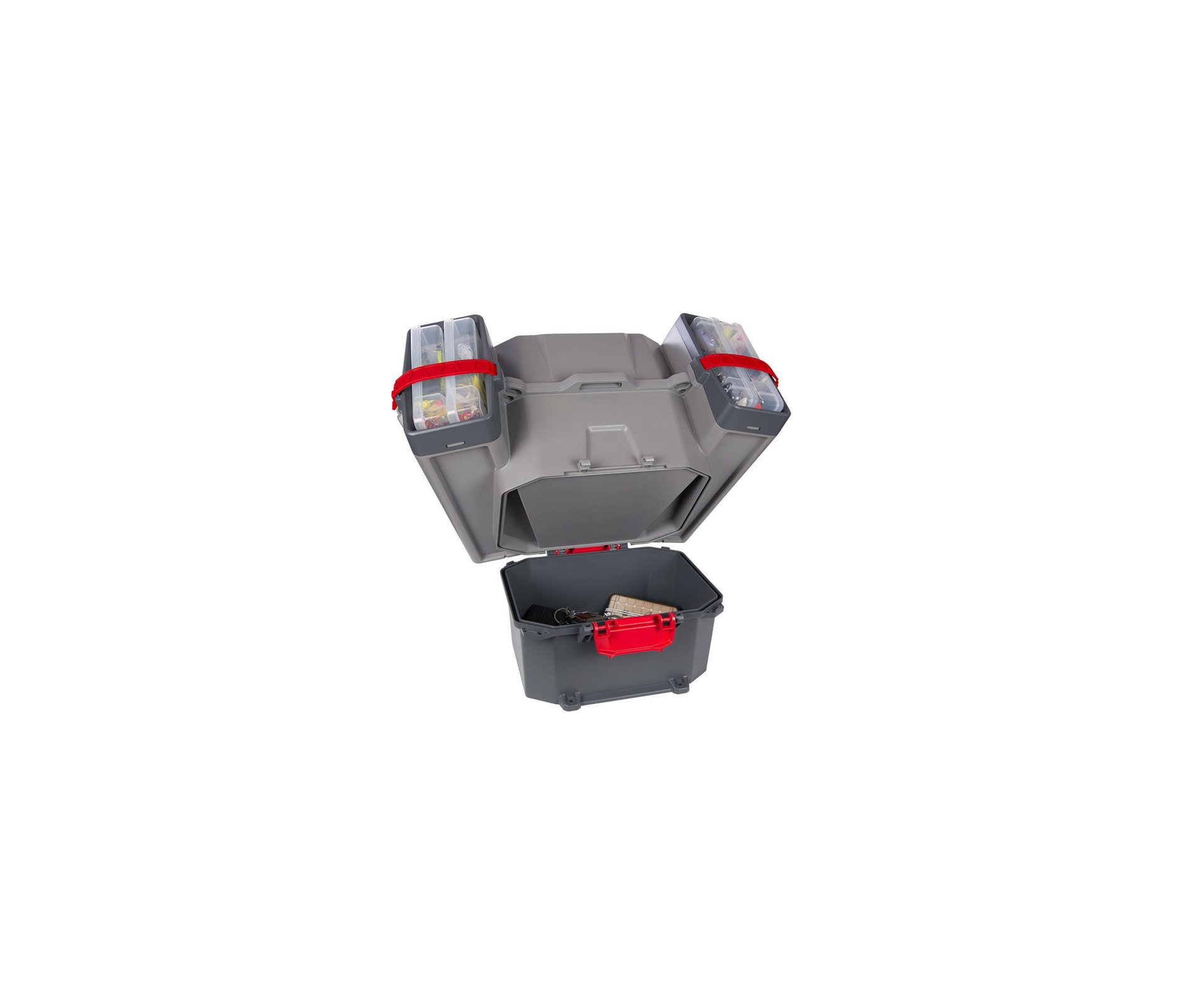 Caixa Para Pesca De Caiaque Plano Com Estojo Organizador De Ambos Os Lados Plam80700