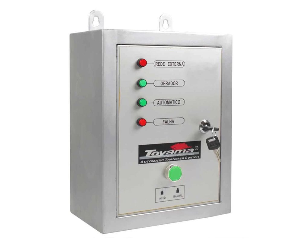 Painel Ats Automático Gerador Toyama Ats M7 110v 220v 6kw