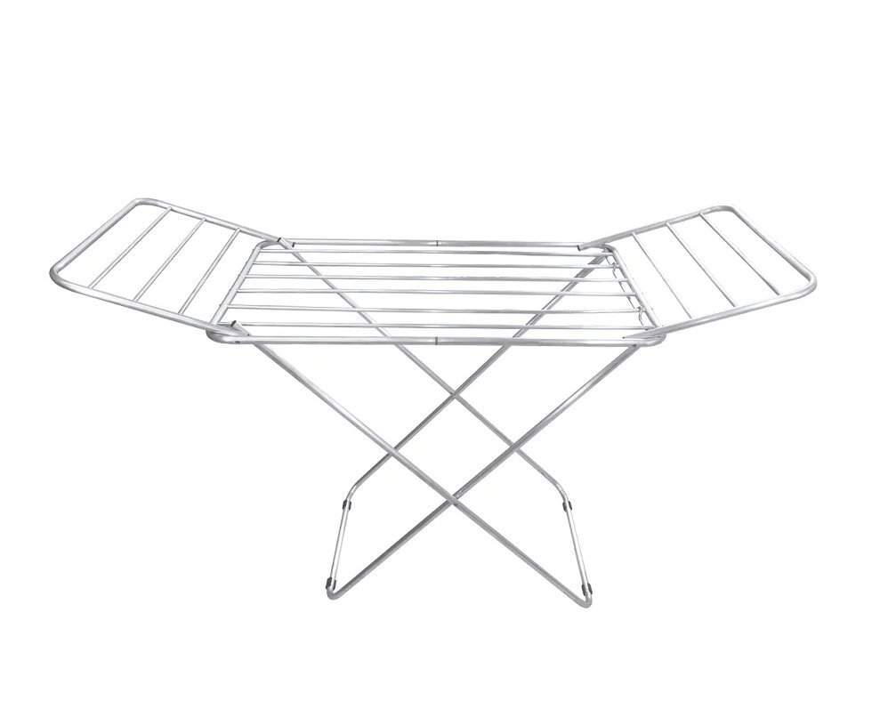 Varal De Chão Zaka Alumínio Com Abas