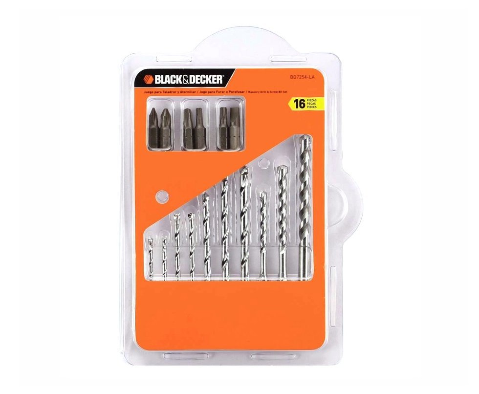 Jogo Para Furar E Parafusar 16 Peças Black & Decker