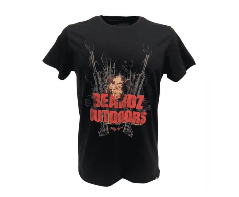 Camiseta Beardz Masculina Javali Hog Hunters Ts32