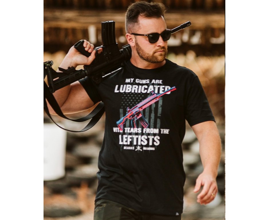 Camiseta Masculina Beardz Rifle Ar-15 Ts-35 - P