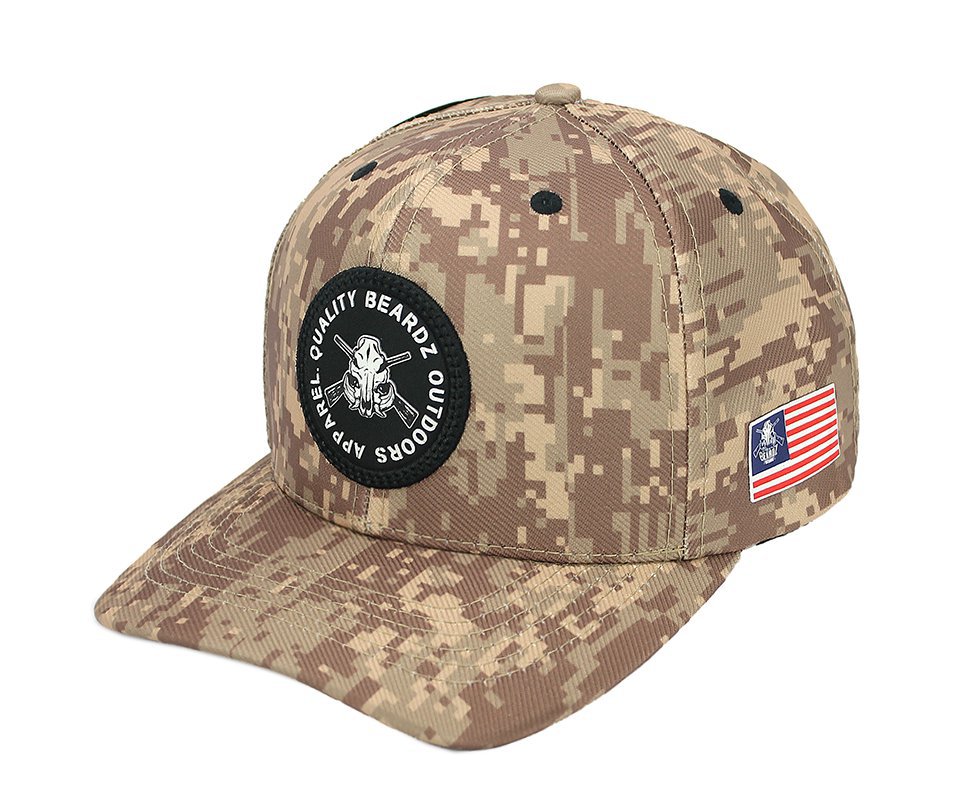 Boné Snapback Beardz Outdoors Camuflagem B1046