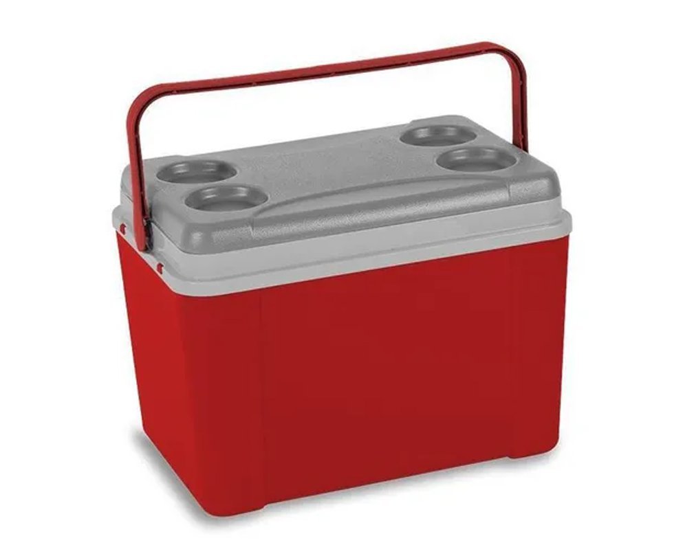 Caixa Térmica Lavita Tradicional 12l - Vermelha