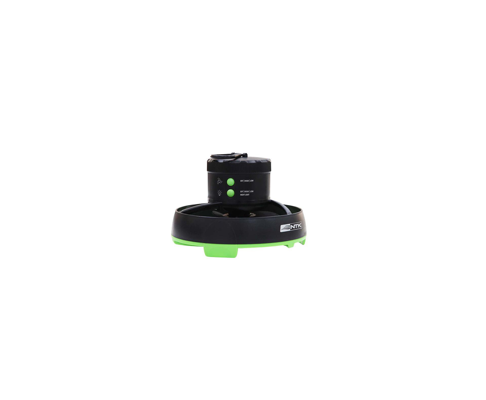 Mini Ventilador Portatil para Barraca com Luminaria - Nautika