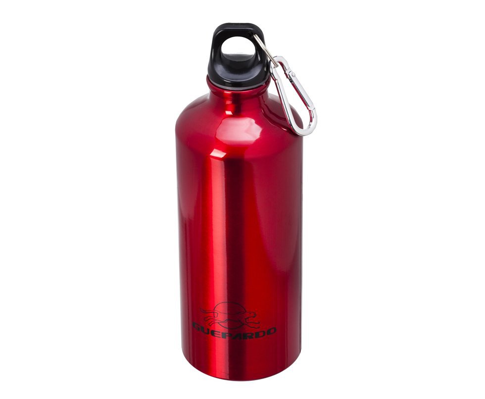 Garrafa Esportiva Vermelha De Alumínio 600 Ml - Guepardo