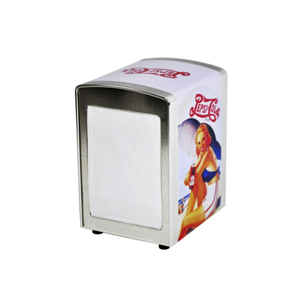 Porta Guardanapos De Metal - Pin Up - Pepsi-cola