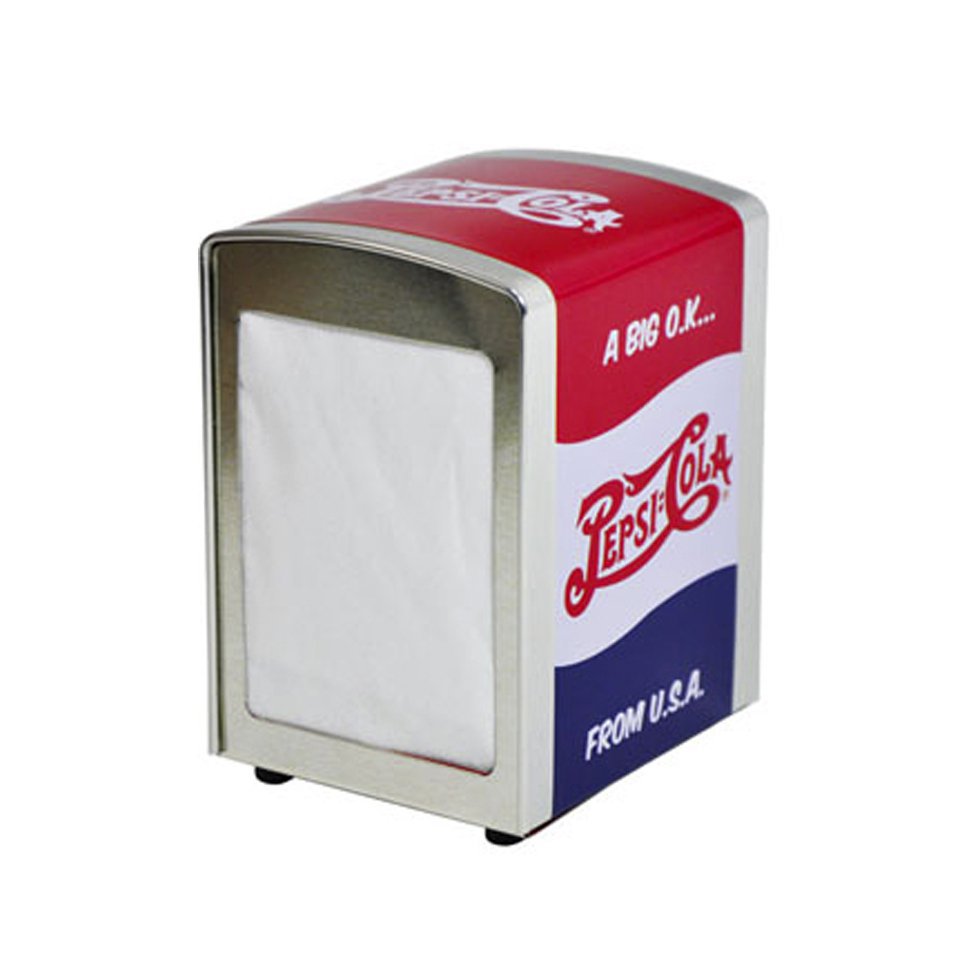 Porta Guardanapos De Metal - Rótulos - Pepsi-cola