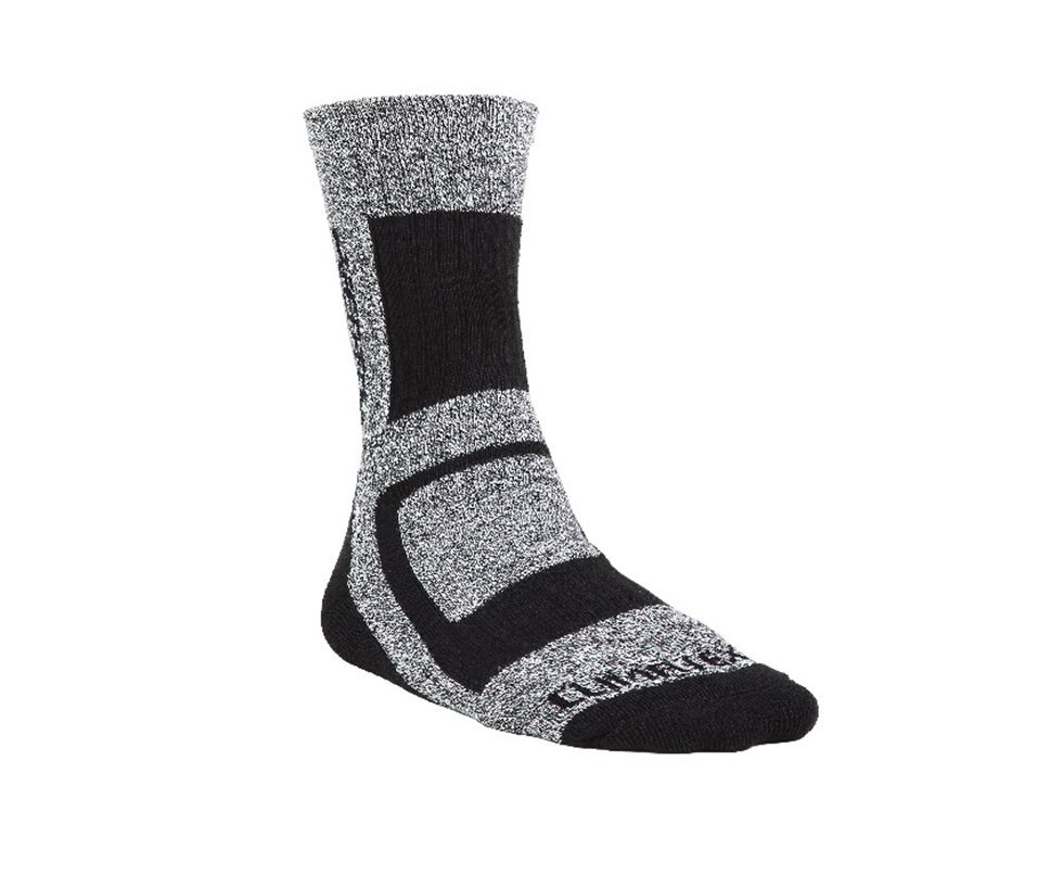 Meia Trekking Vento Climatex Mesclado/preto - P