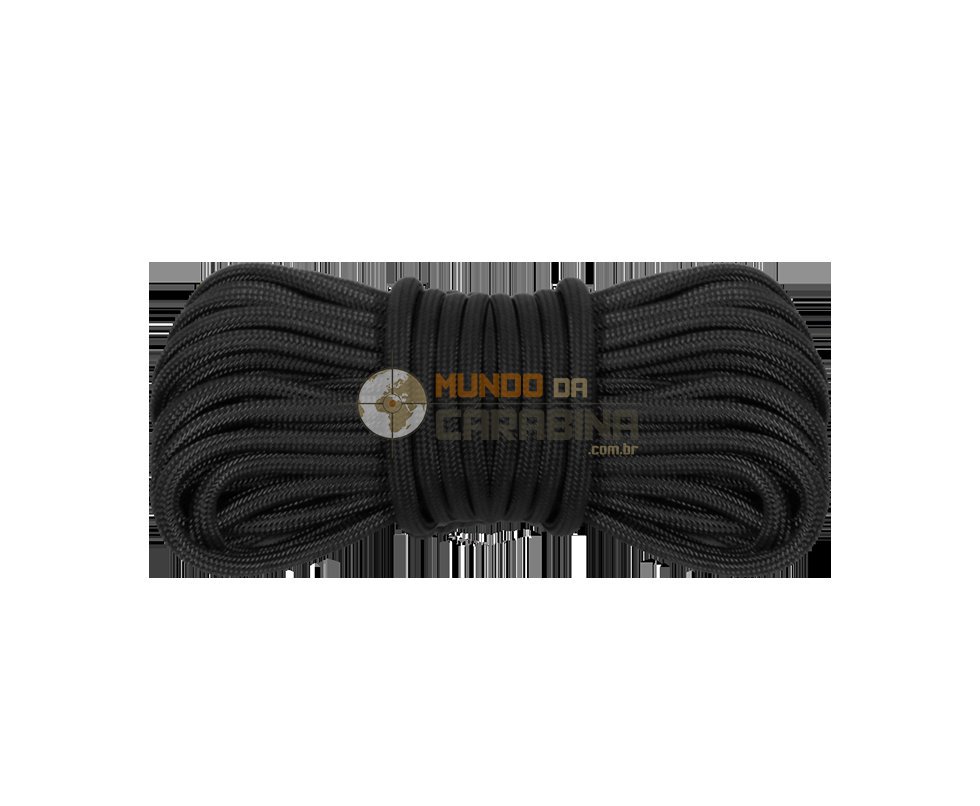 Paracord 10m - Guepardo - Preto