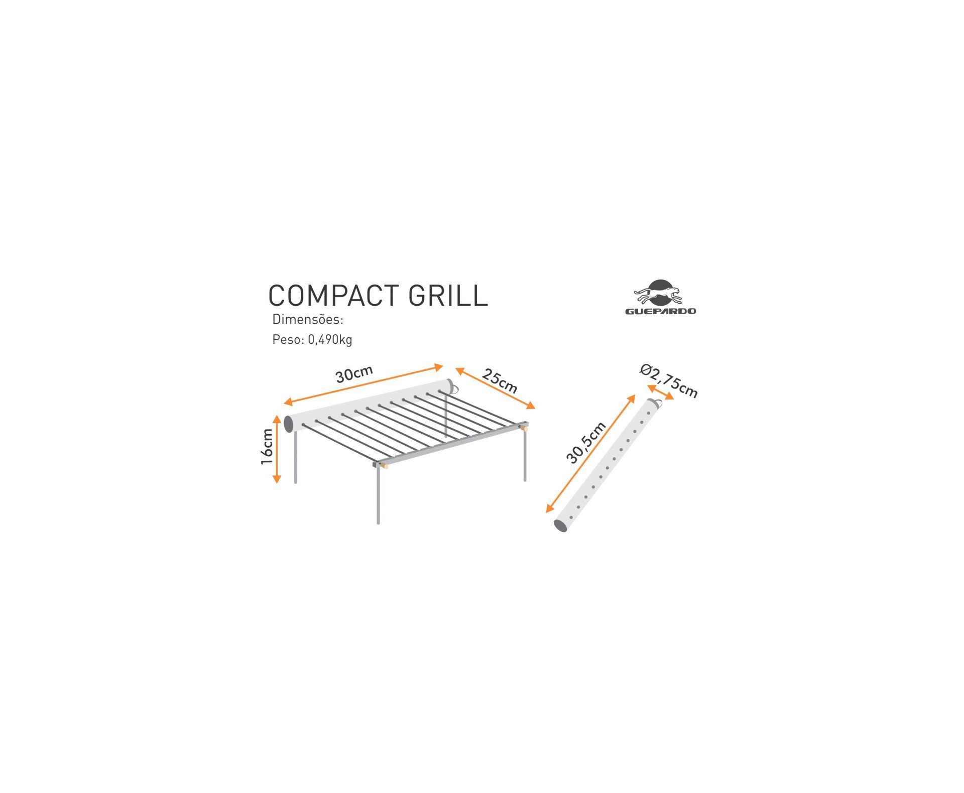 Grelha Compact Grill - Guepardo
