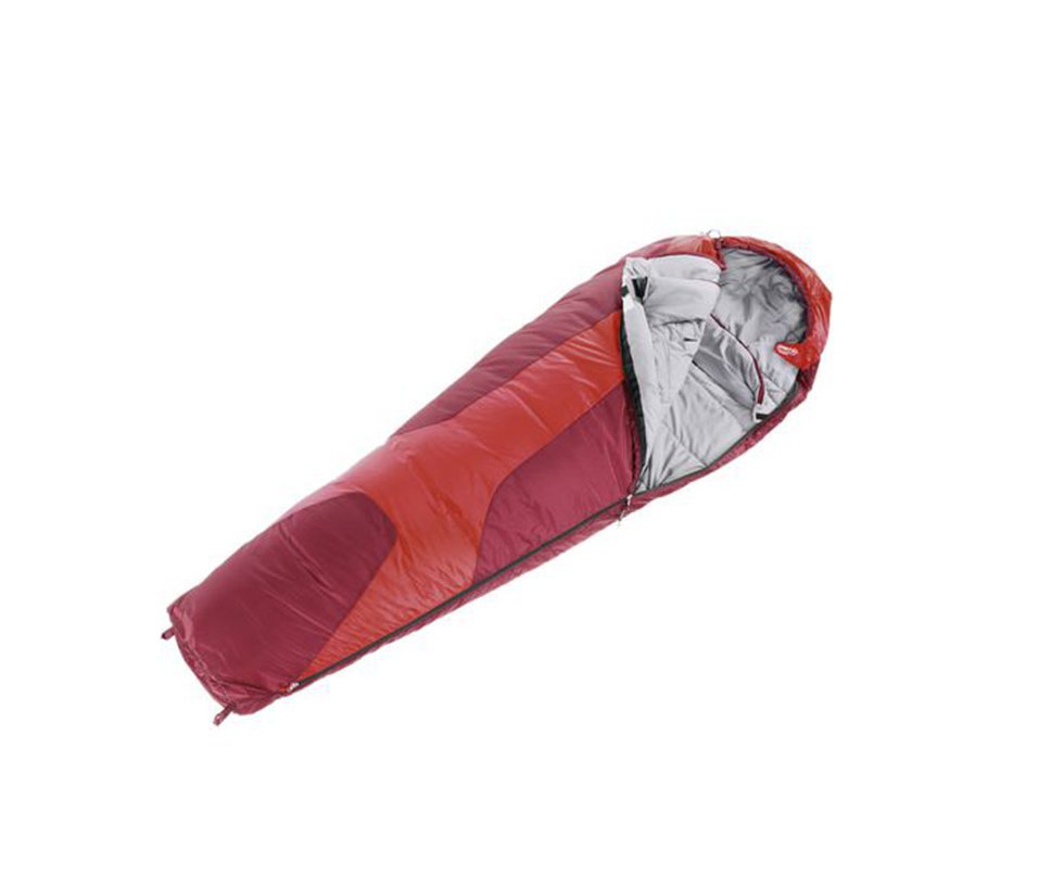 Saco De Dormir Orbit 0°c Vermelho Ziper Lado Esquerdo- Deuter