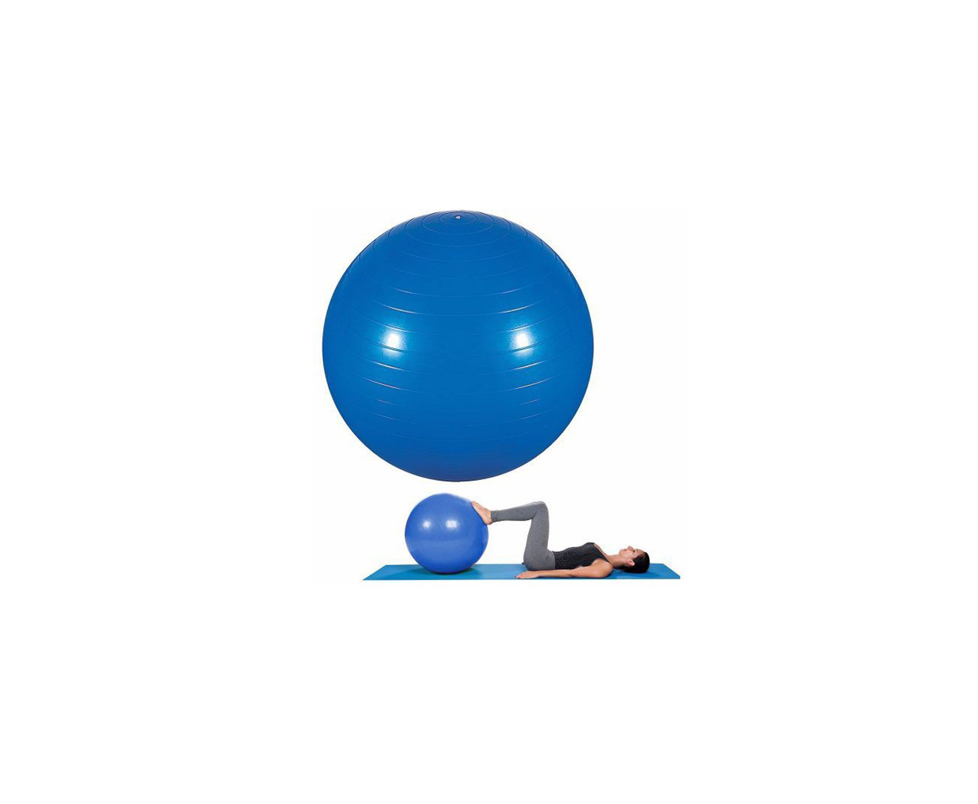 Bola Ginastica 65cm Azul - Mor
