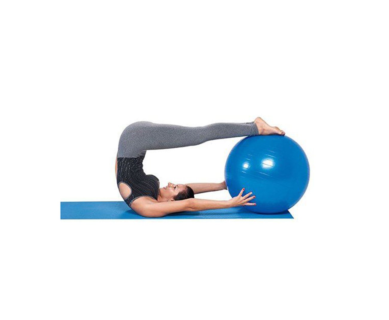 Bola Ginastica 65cm Azul - Mor