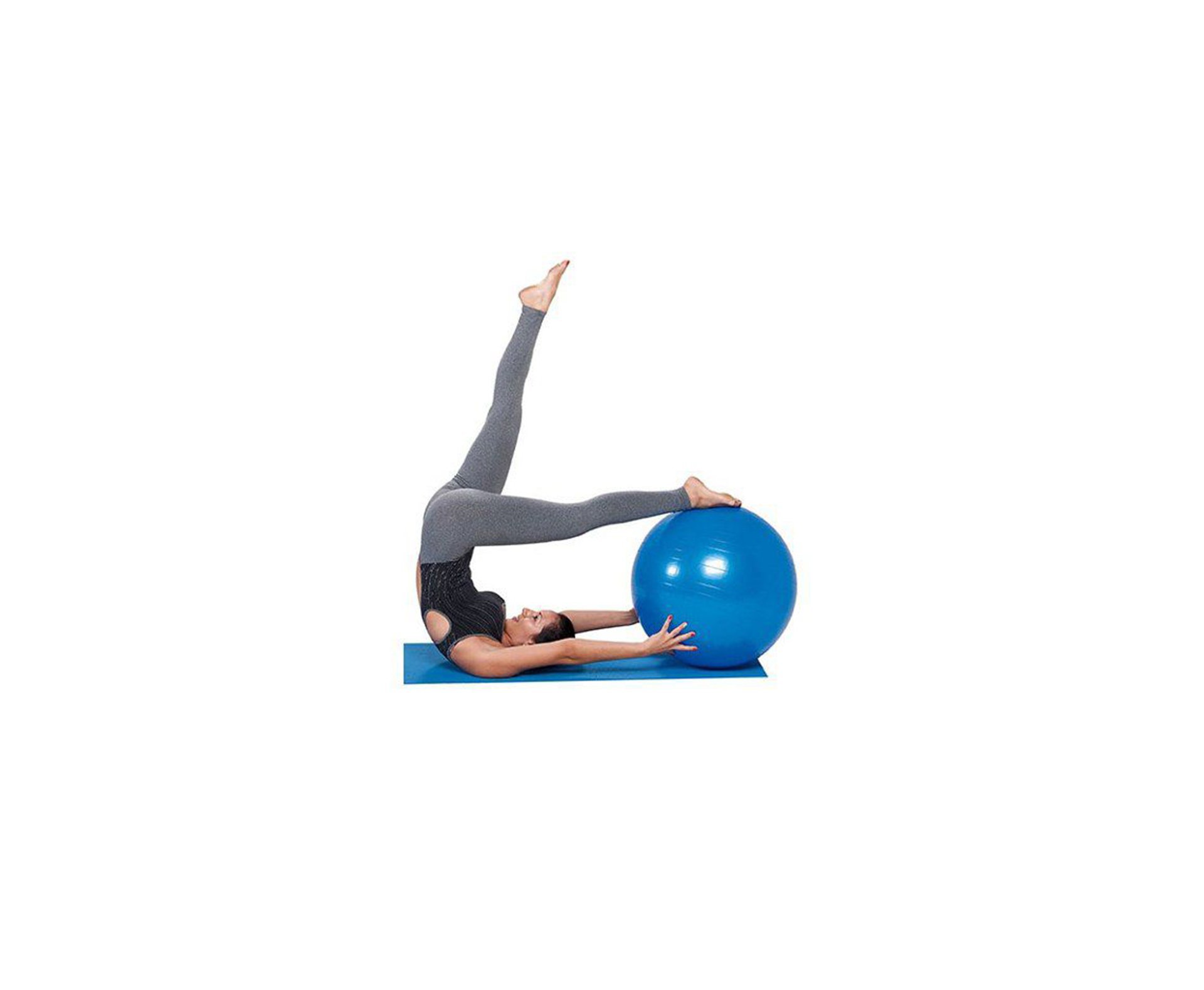Bola Ginastica 65cm Azul - Mor