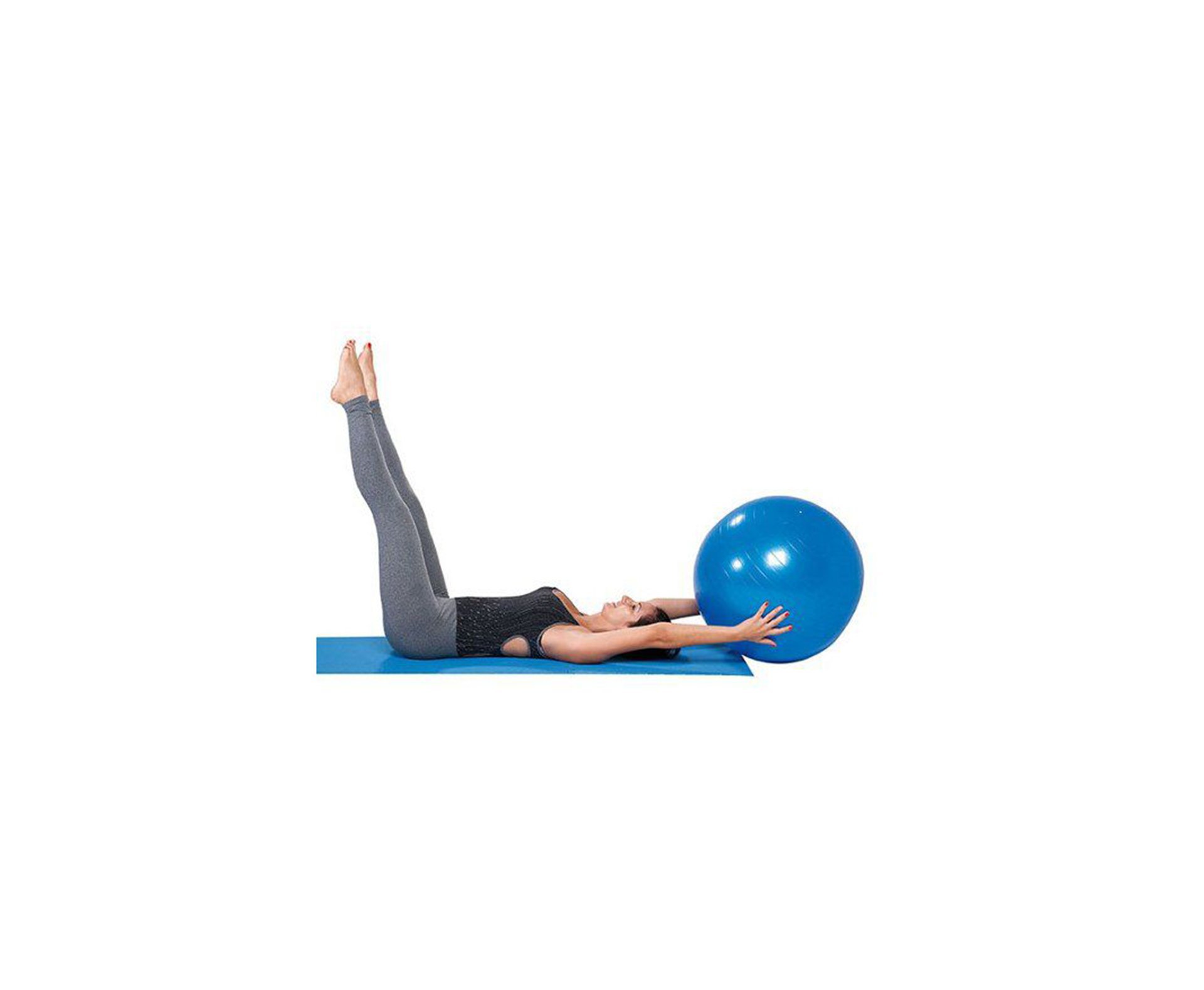 Bola Ginastica 65cm Azul - Mor