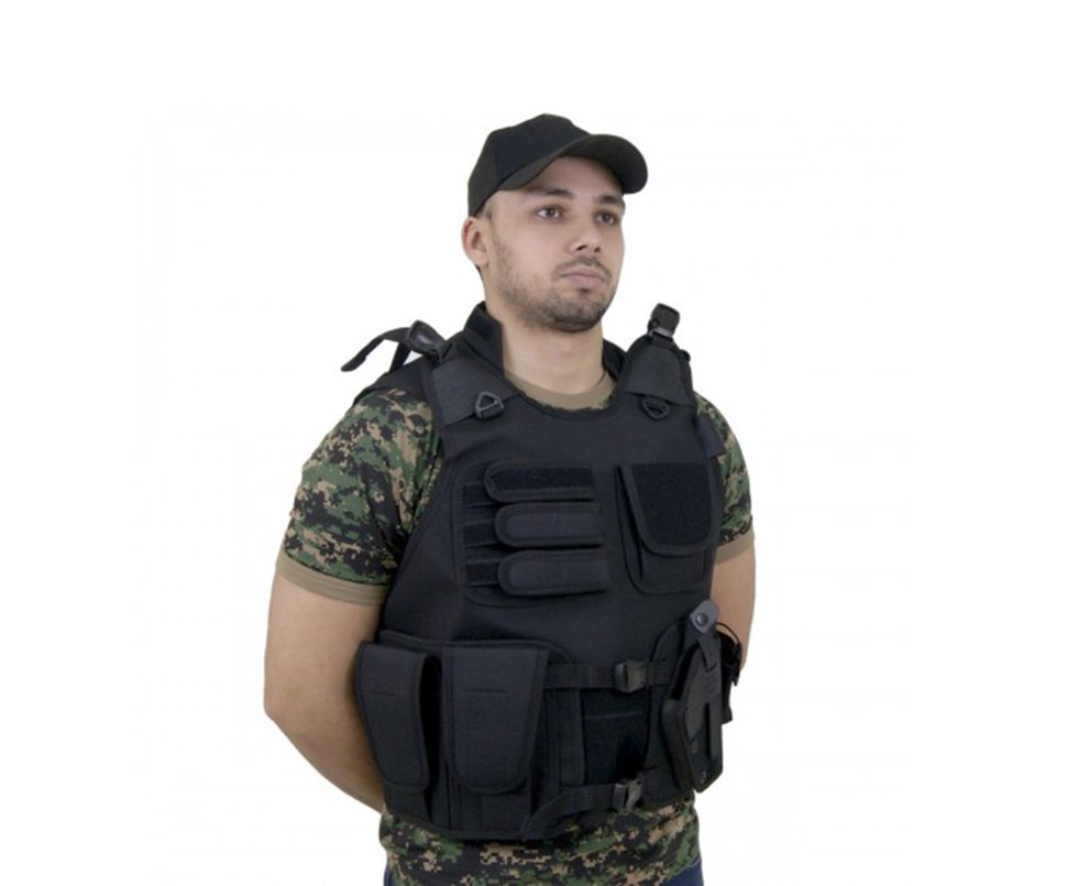 Colete Tático Swat Preto - Bravo