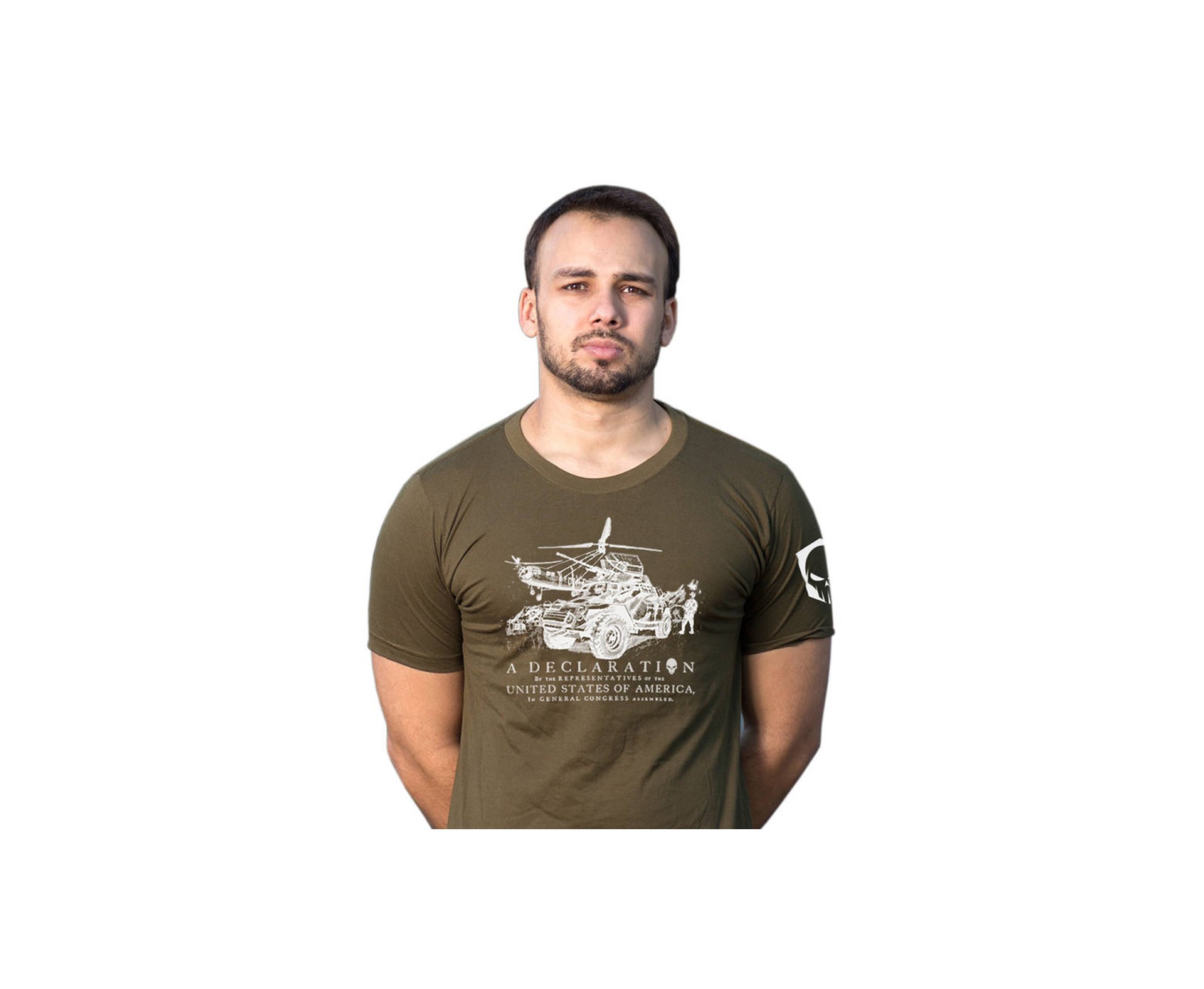 Camiseta Estampada Vintage Verde -  Bravo - P