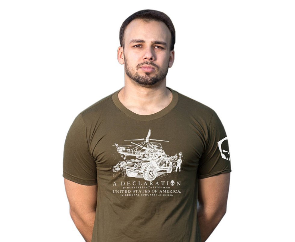 Camiseta Estampada Vintage Verde -  Bravo - P