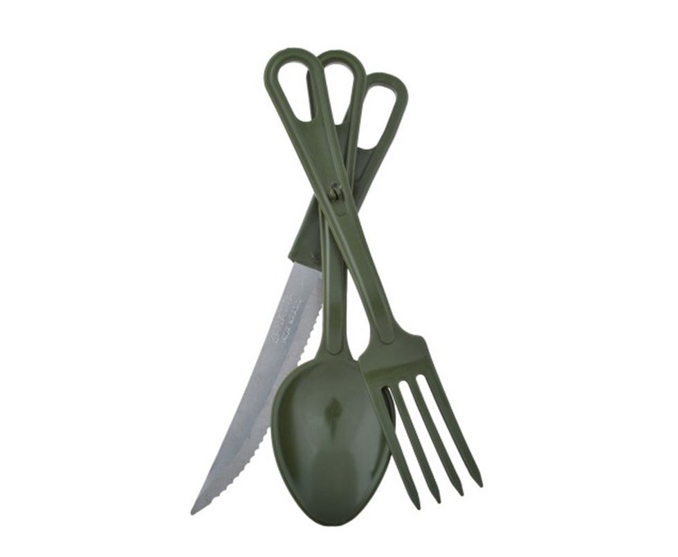 Talher Militar Articulado Com Lamina Em Aço Verde - Bravo