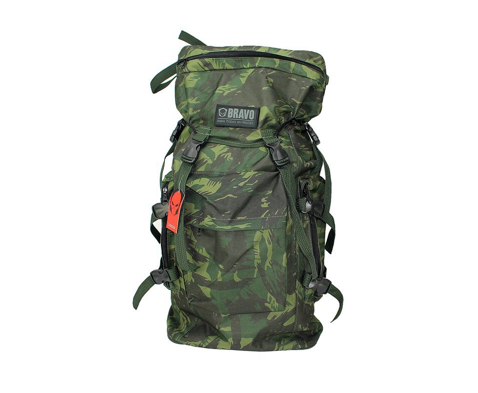 Mochila Cargueira 70l Camuflado - Bravo