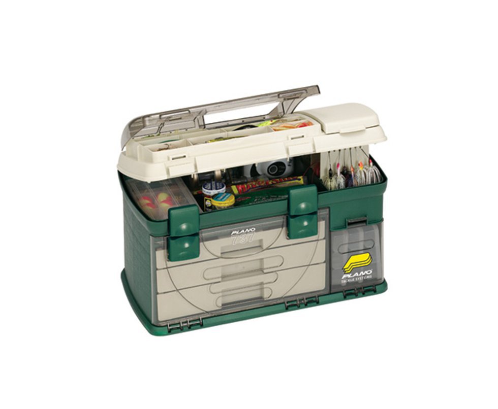 Caixa De Pesca Plano - Com 3 Gavetas (737-002 )- Plano
