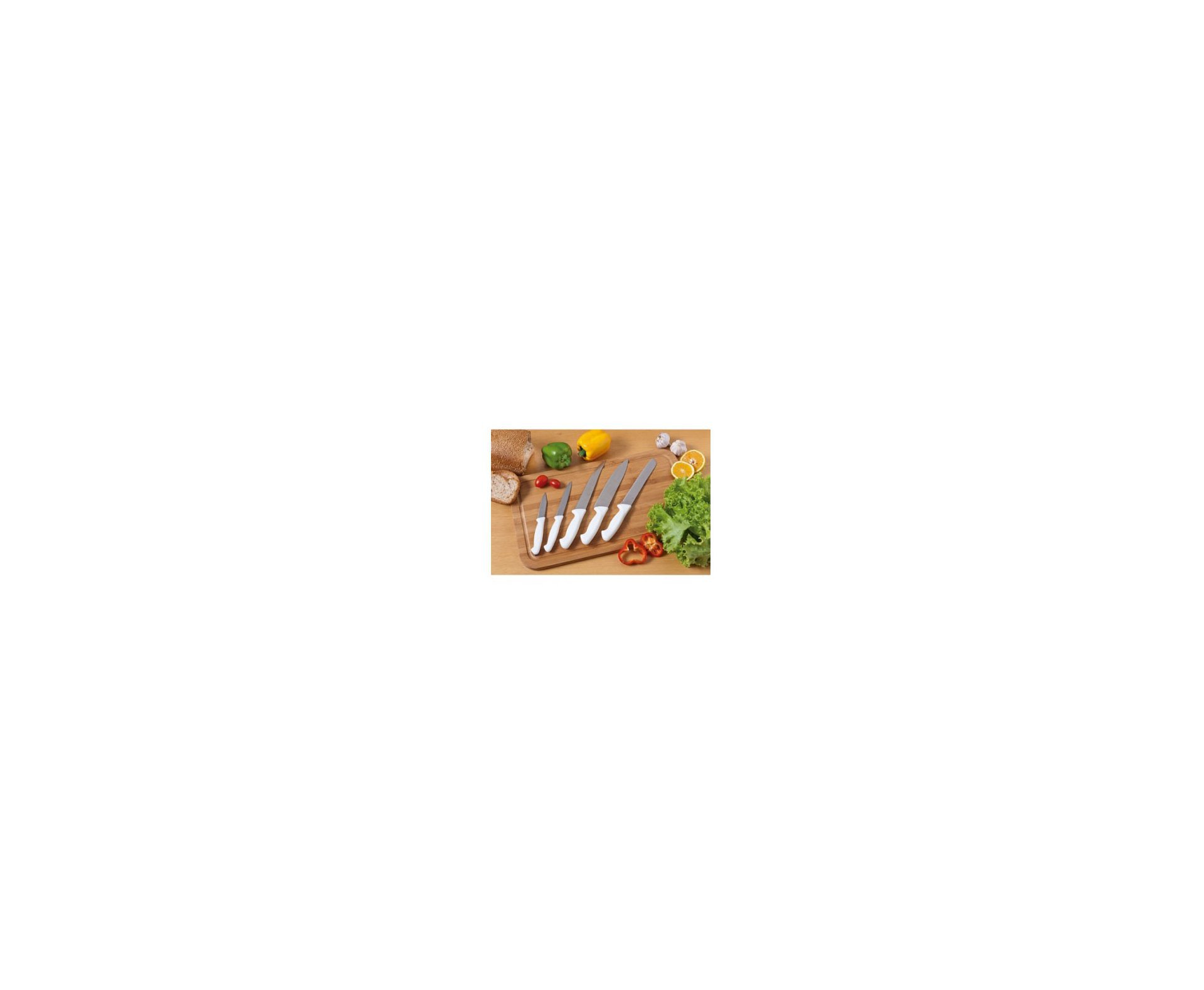 Conjunto 05 Facas Aço Inox Cozinheiro Gourmet - Mor