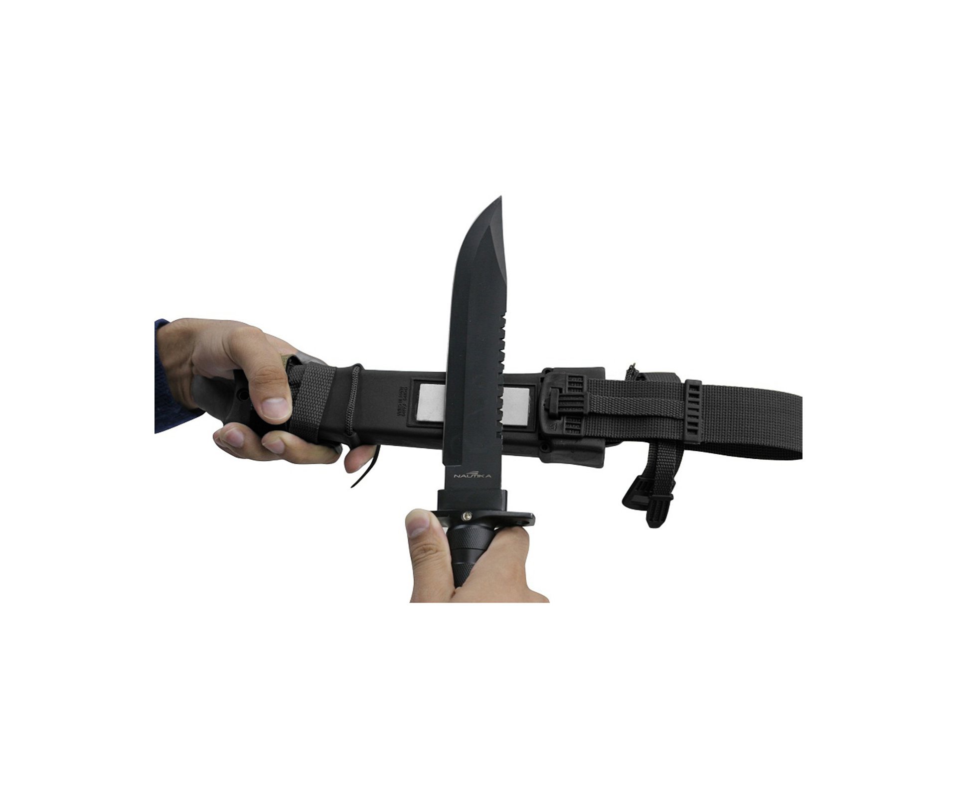 Faca de sobrevivência Platoon - Nautika - Preto