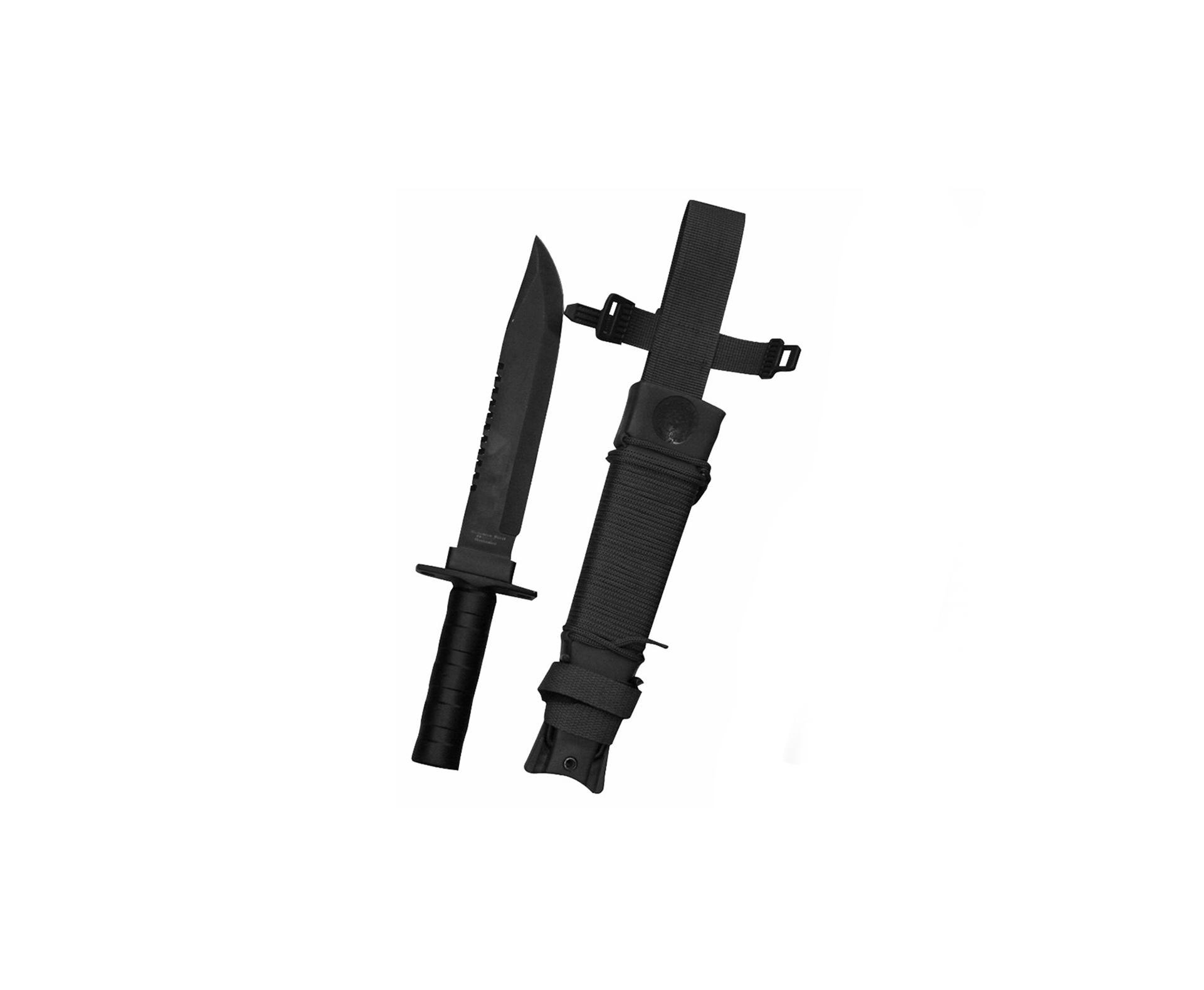 Faca de sobrevivência Platoon - Nautika - Preto
