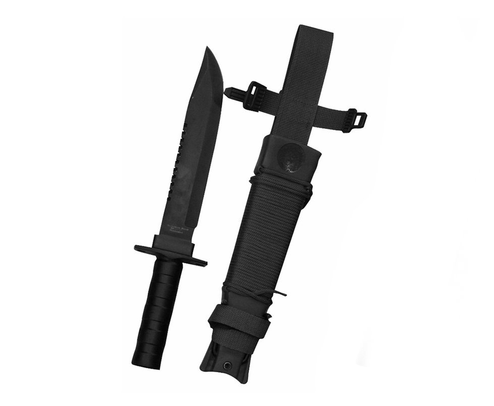 Faca de sobrevivência Platoon - Nautika - Preto