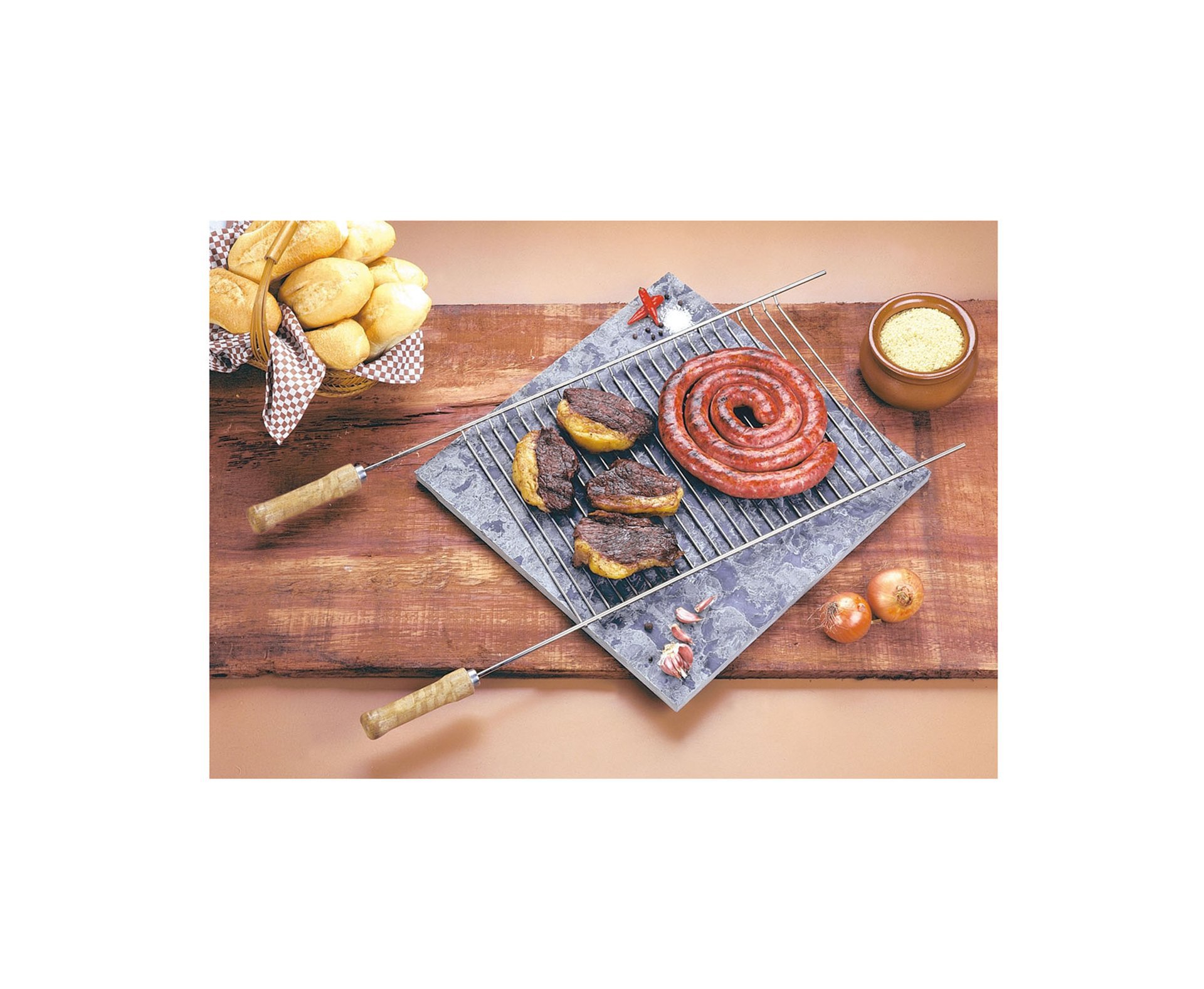 Grelha Para Churrasco 003107 - Mor