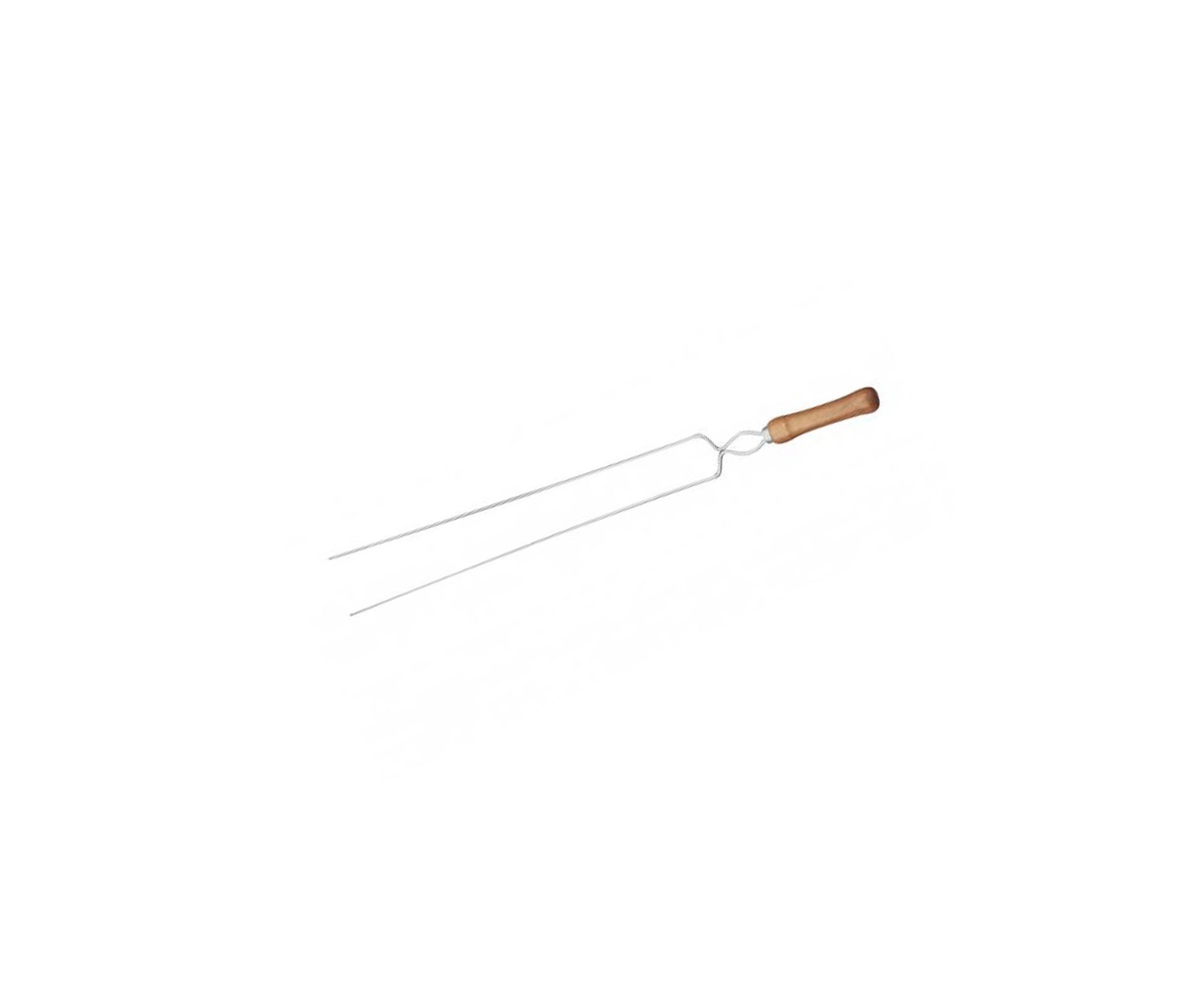 Espeto Duplo Para Churrasco 85cm Cromado 003209 - Mor
