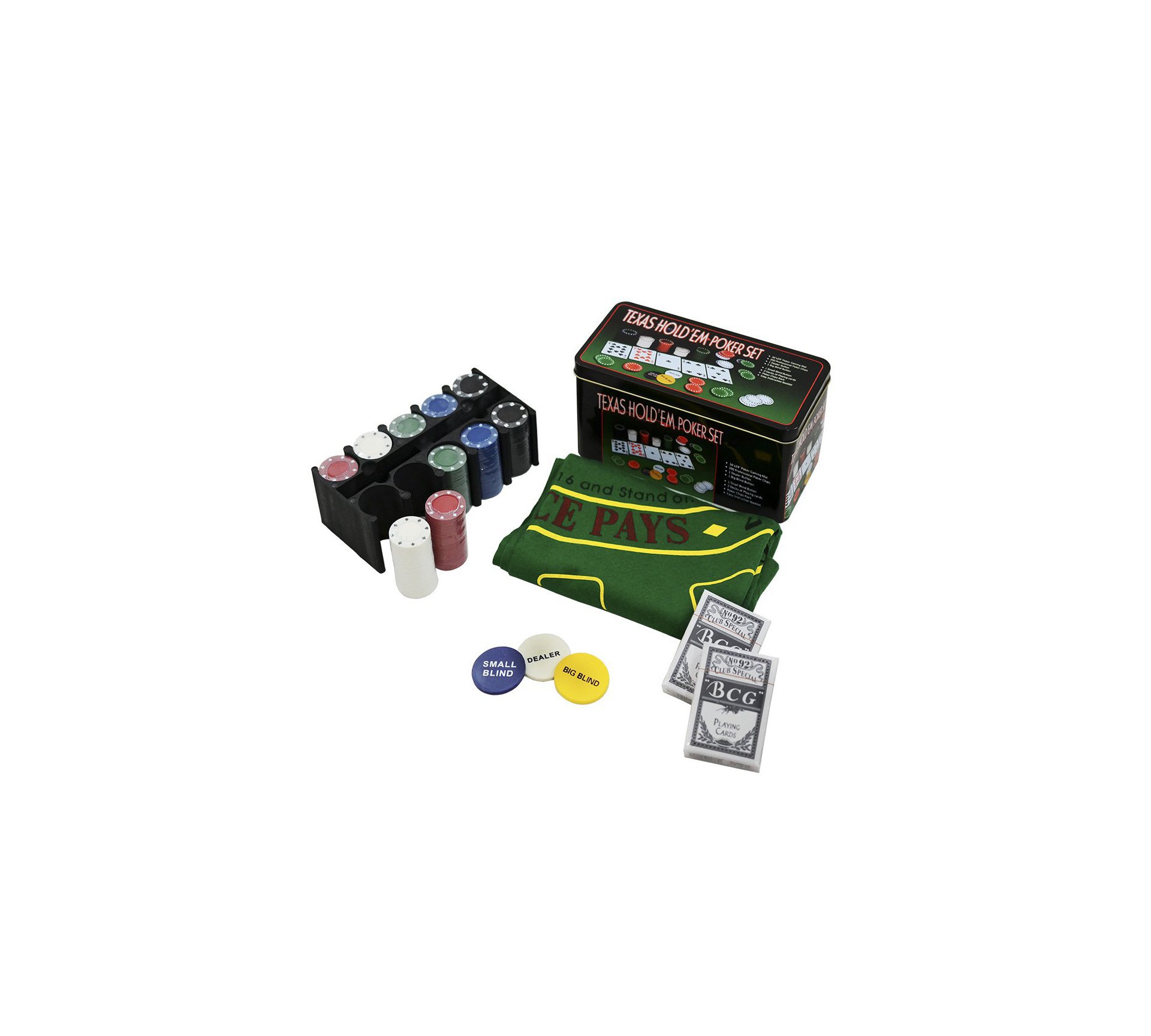 Kit Poker 200 Fichas