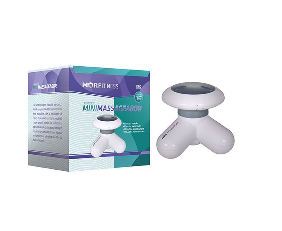 Mini Massageador Portatil Corporal A Pilha - Mor
