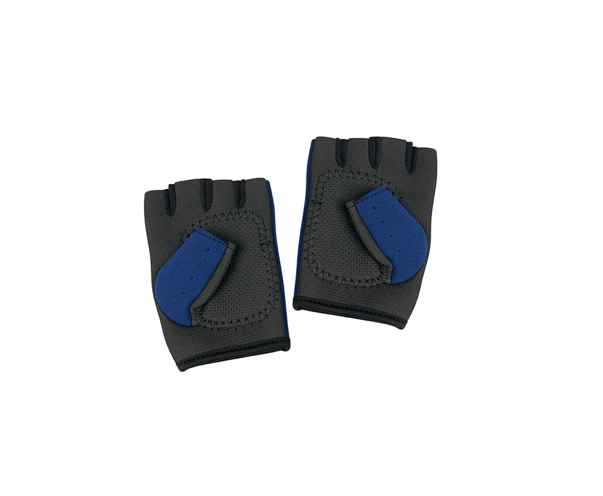 Luva Esportiva Azul E Preto M - Mor