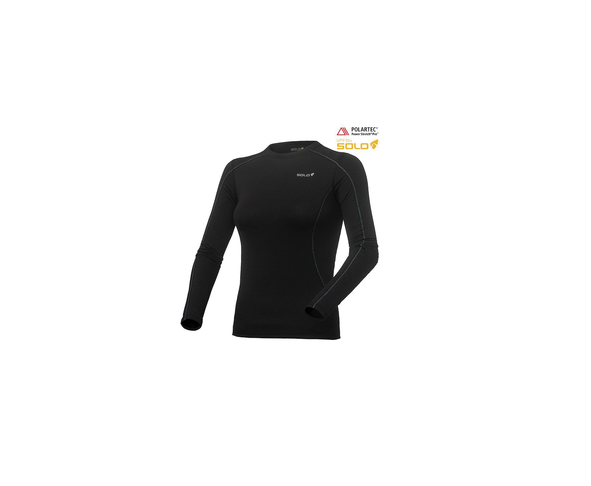 Blusa X-thermo Air Ts Lady - Preto - Solo - PP