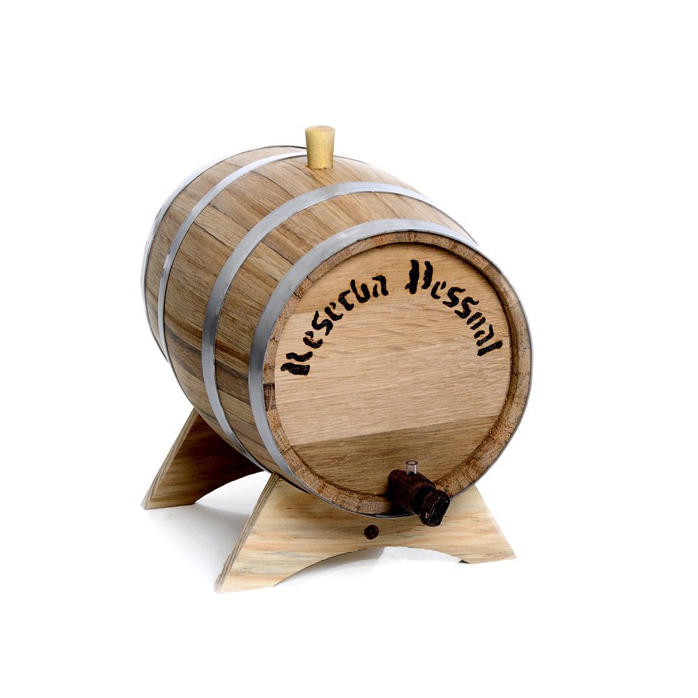 Barril De Carvalho Europeu Horizontal - Tanoaria Santo Antônio - 2,5 litros