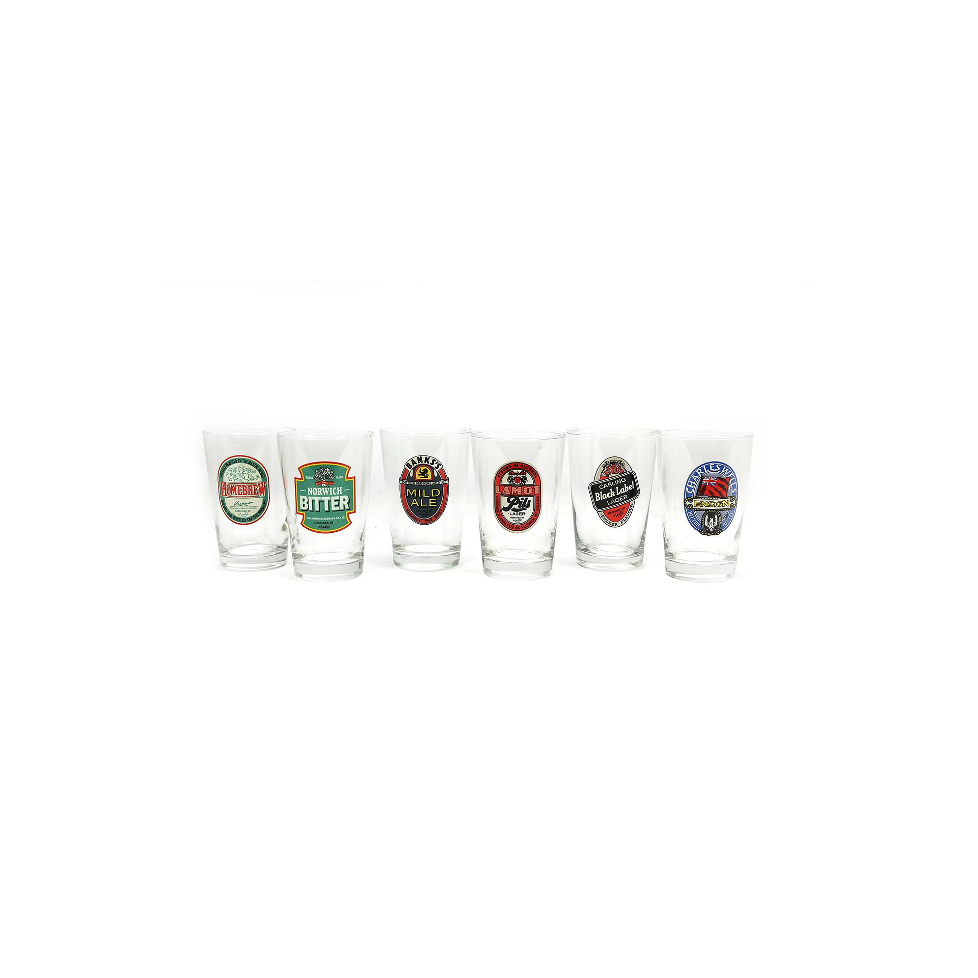 Conjunto 6 Copos Caldereta Rótulos Bitter